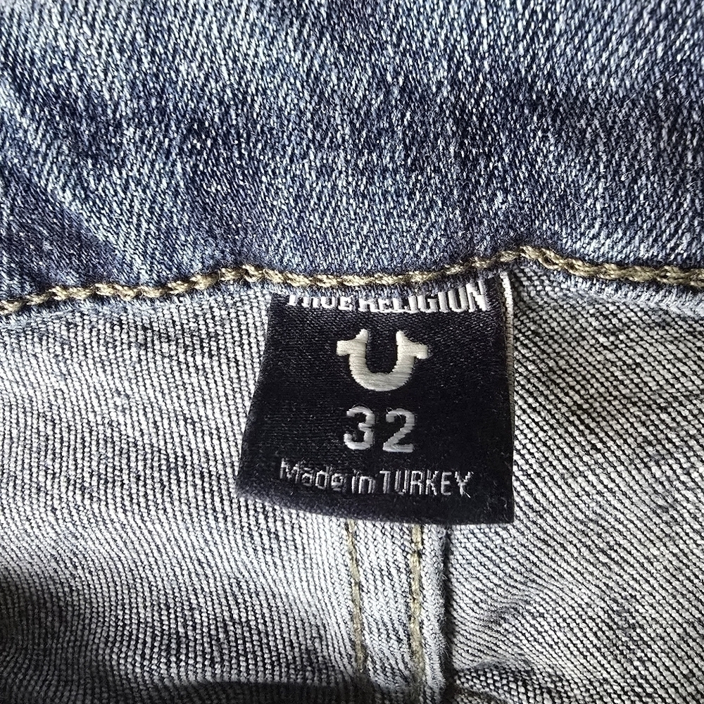 True Religion Tony Skinny blue Jeans.  Size 32 - Picture 7 of 8
